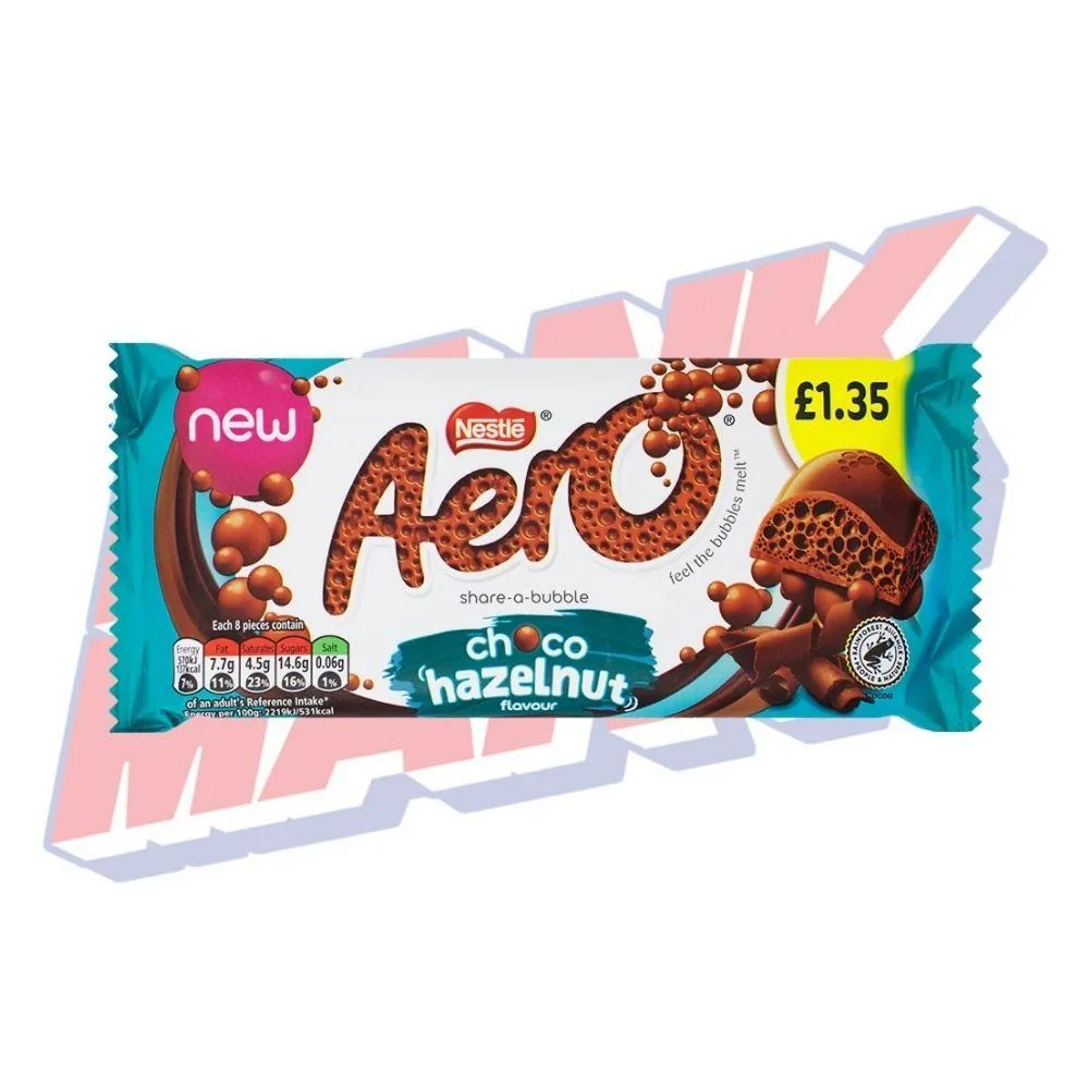 91512b5a-19b7-4cf7-9491-0981c4c02545 Aero Choco Hazelnut Sharing Bar (UK) - 90g - Image 1